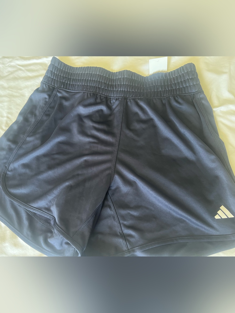 adidas Women’s Navy Athletic Shorts with Logo